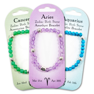 Zodiac Bracelet Aries - Amethyst