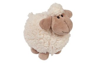 Round Cream Sheep 25.5cm