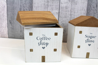 Coffee House Canister  11x11cm