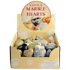Natural Marble Heart Pack (50)