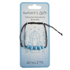 Genuine Gemstone Cord Bracelet-Howlite