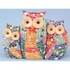 Mosaic Owl - set 3 - 10cm