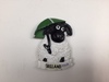 Sheep With Green Umbrella Magnet