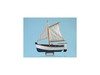 Sail Boat with Oars - 22cmL x 22cmH