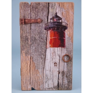 Red lighthouse keybox - 34 x 20cm