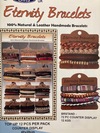 100% Natural & Leather Bracelets 12 Asstd